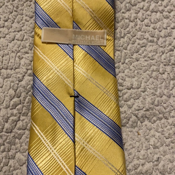 Michael Kors yellow and blue tie - Picture 2 of 2